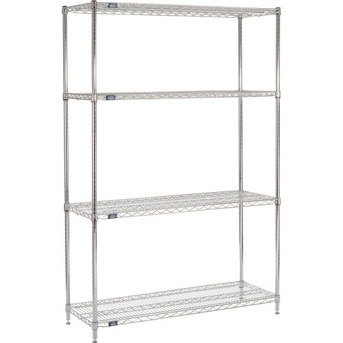 Wire Shelving Starter Unit, 5 Tier, ESD, 18"W, x 36"L, x 86"H