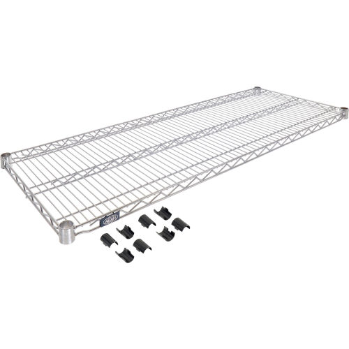 Nexel® S1436S Stainless Steel Wire Shelf 36"W x 14"D