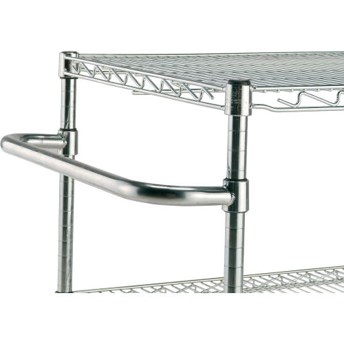 Push Handle - Chrome Plated Tubular Steel
