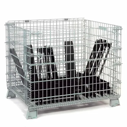 Chine Custom Heavy Duty Foldable Steel Metal Wire Mesh Container  Manufacturers, Suppliers - Factory Direct Wholesale - Kingmore