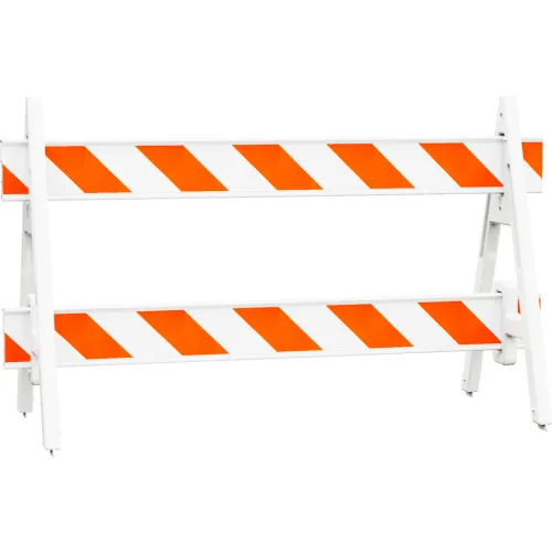 Plasticade Traffic Barricade A Frame 8 Ft. With 2 Rail