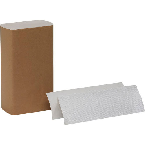 Pacific Blue Basic™ 1-Ply Multifold Paper Towel By GP Pro, White, 4,000 Towels Per Case