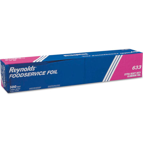 Reynolds REY 633 - Extra Heavy-Duty Aluminum Foil Roll, 24" x 500'