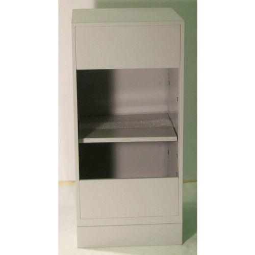 Fenco Corner Teller Pedestal Cabinet 226-A - 19"W x 19"D x 38-1/2"H Champagne