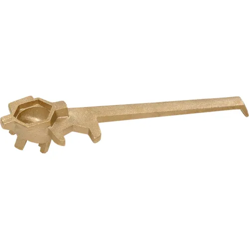 Tool Time Drum Plug Wrench-85-5-5-5 Brass at