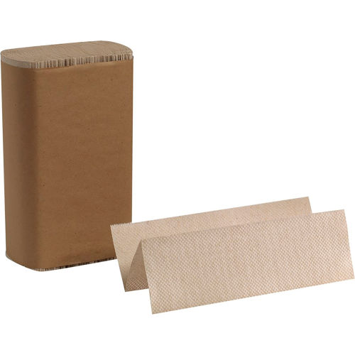 Pacific Blue Basic&#153; 1-Ply Recycled Multifold Paper Towel By GP Pro , Brown, 4,000 Towels/Case