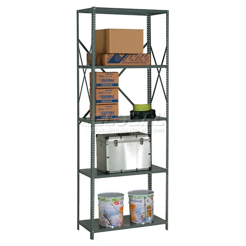 Global Industrial™ 5 Shelf, Open Steel Shelving, 48