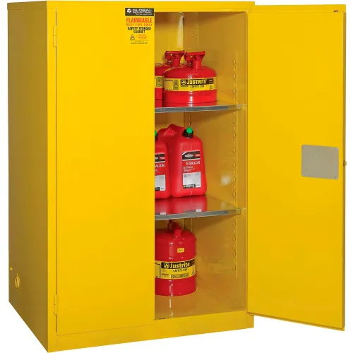 Global Industrial Locking Storage Cabinet w/ 12 Yellow Bins, 99 lbs.  Weight, 36W x 18D x 42H
