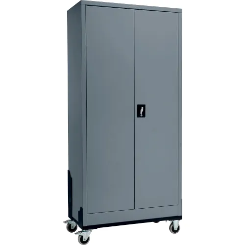 Global Industrial™ Mobile EZ Assemble Storage Cabinet, 36