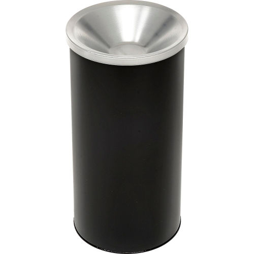 Steel Smoker Sand Urn Black With Aluminum Top 10 in. Dia. X 20 in. H - 2000BK