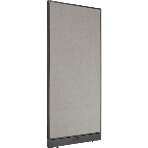 Interion® Electric Office Partition Panel, 361/4"W x 100"H, Gray