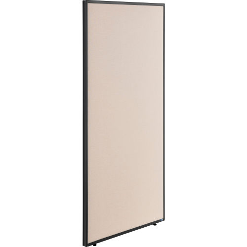 Interion Office Partition Panel, 36-1/4W x 72H, Tan
																			