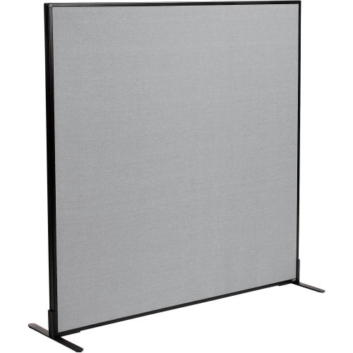 Freestanding Office Partitions Gray 60-1/4 W x 60 H