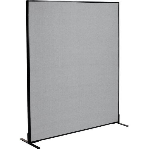 Freestanding Office Partitions Gray 60-1/4 W x 72 H