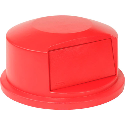 Dome Lid For 44 Gallon Round Trash Container - Red