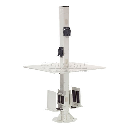 Computer Kiosk - Provides a 4-Sided Workstation and Display