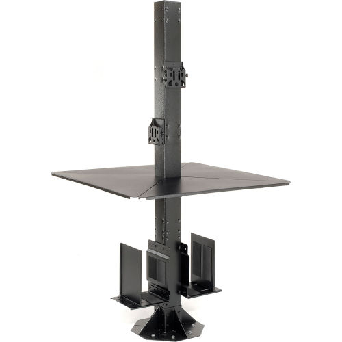 Global Industrial™ 81"H Complete Floor Mount Orbit Computer Kiosk with