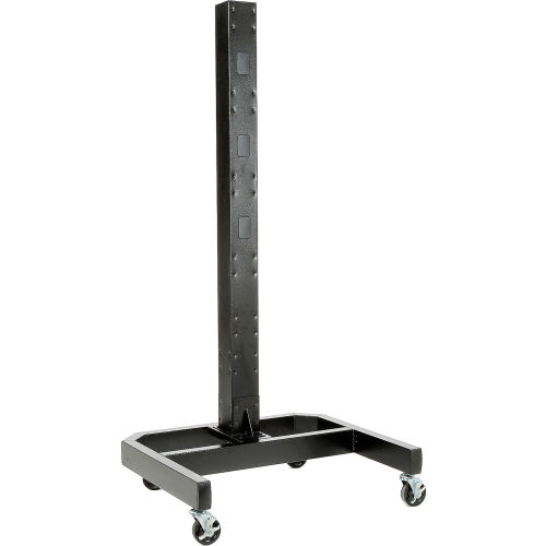 78 in.H Mobile Post - Black