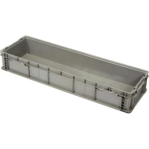 Stakpak NXO4815-7GRAY x Stacking Long ORBIS 7-1/2 Container x Gray Plastic 48 15