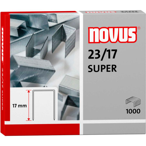 Novus Premium Heavy Duty Staples - 23 Gauge - 17mm Length