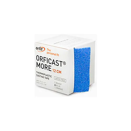 Orfit® Orficast™ More Thermoplastic Tape, 5" Width x 9 ft. Length, Blue, 1 Roll