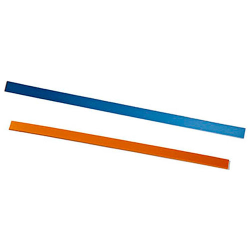 Orfit® Precut Strips, Wide, 18" x 4/5" x 1/8", 5 Pcs. Gold & 5 Pcs. Atomic Blue, 10 Pieces/PK