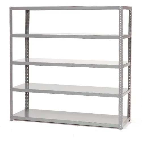 Global Industrial™ 236618 5 Shelf, Extra HD Steel Shelving Unit, 72W x  24D x 72H, Gray