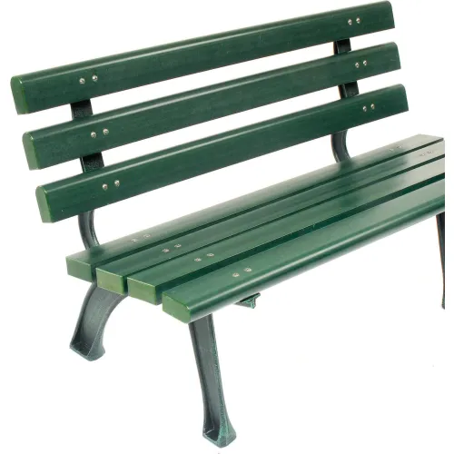 Recycled Plastic Outdoor Bench - 4 Ft - Great American Property