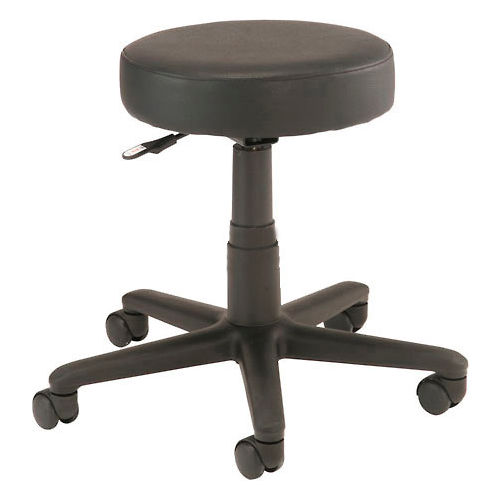 All Purpose Vinyl Stool, Vinyl Upholstery Stool, Shop Stool, Work Stool with Plastic Base