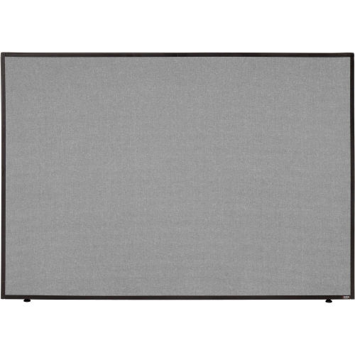 60-1/4"W X 42"H Office Partition Gray