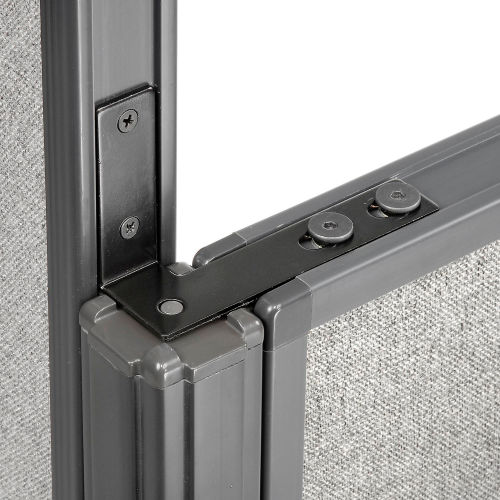High Low Corner Connector with Global Office Partitions