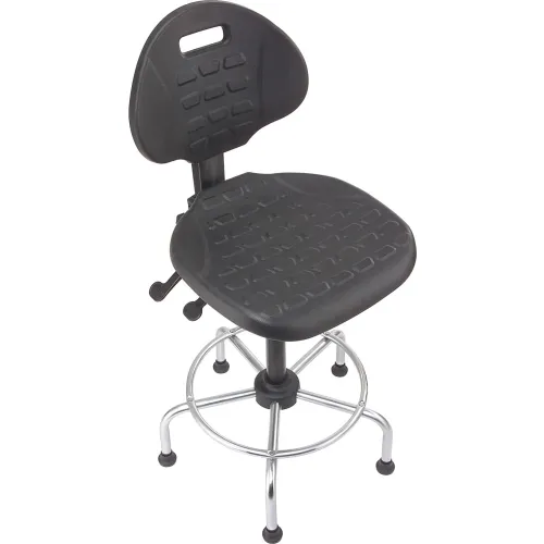 Century Pneumatic Stool with Backrest & Seamless Seat & Adjustable