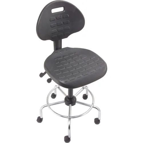 Century Pneumatic Stool with Backrest & Seamless Seat & Adjustable