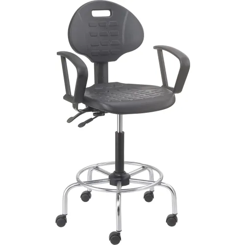 Workshop chair with discount wheels