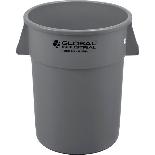 Global Industrial™ Trash Container, Garbage Can - 32 Gallon