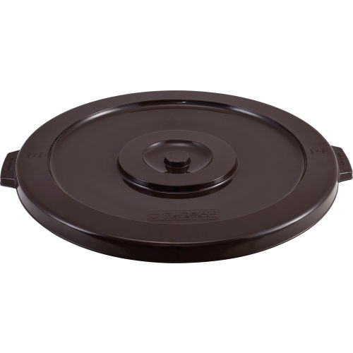 Global Industrial™ Plastic Trash Can Lid - 32 Gallon Brown