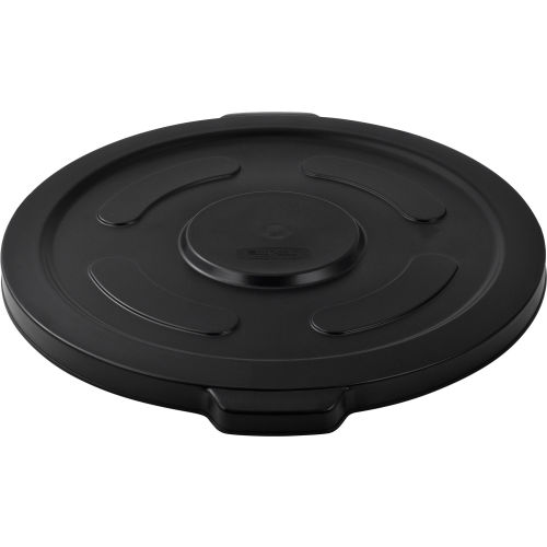 Global Industrial™ Trash Container, Garbage Can Lid - 55 Gallon Black