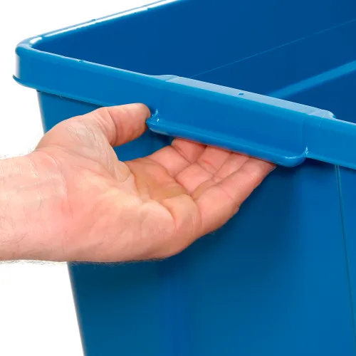 Busch Systems International 240772 Recycling Bin - 18 Gal - Blue