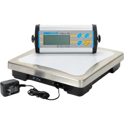 Adam Equipment CPWplus 200 Digital Bench Scale 440lb X 0.1lb 11-13/16 ...