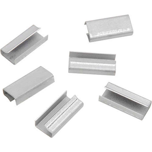 1/2 Open Metal Strapping Seals For Poly Strapping - Package Of 1000