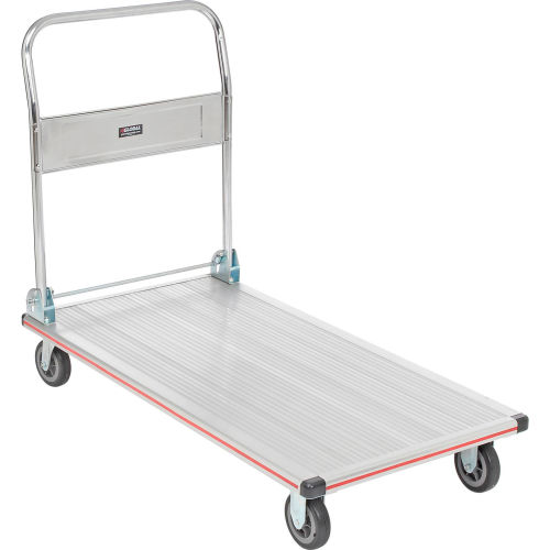 Folding Aluminum Platform Truck 48 X 24 600 lb. Capacity