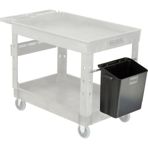 Waste Container with Mount Bar 14 x 10 x 19