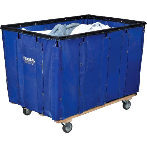 Best Value 20 Bushel Blue Vinyl Basket Bulk Truck