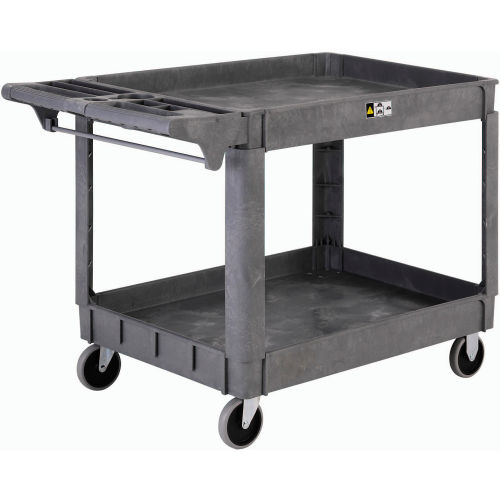 Global Industrial™ Utility Cart w/2 Shelves & 5" Casters, 500 lb