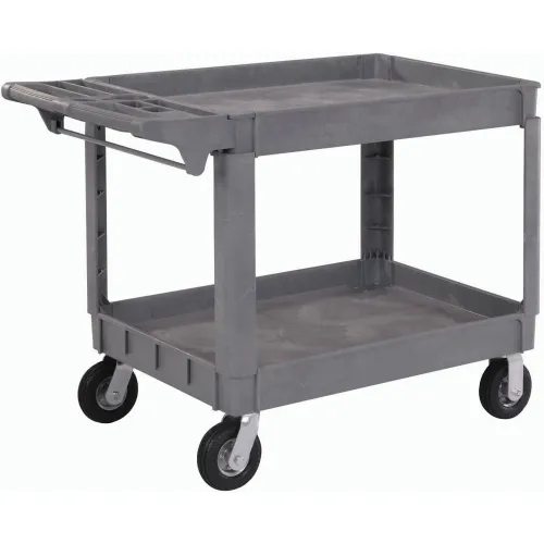 Global Industrial™ Utility Cart w/2 Shelves & 6" Casters, 500 lb