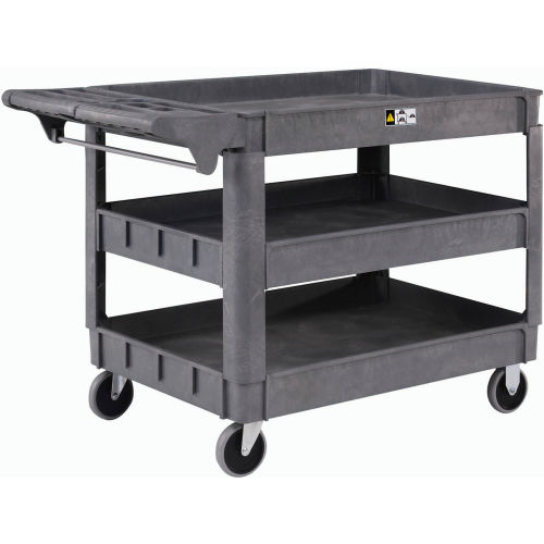 Deluxe Plastic Service Cart, Plastic Service Carts, Plastic Utility Cart, Plastic Utility Carts