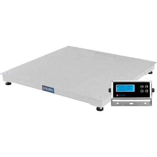 ＡGRIND BX_PROTO 24° Global Industrial™ Pallet Scale with LCD Indicator, 4' x 4', 5,000