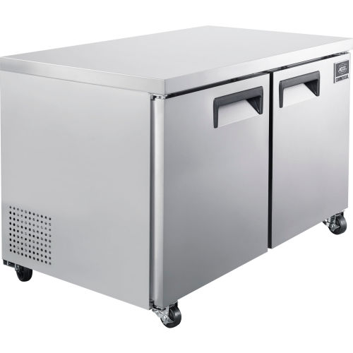 Nexel® Under-Counter Freezer, 2 Door, 11.2 Cu. Ft., 48inW ; w/ 3 Shelves