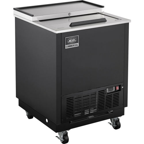 Nexel® Glass Froster, 1 Sliding Door, 4.1 Cu. Ft. 26inW; w/ 5 Dividers