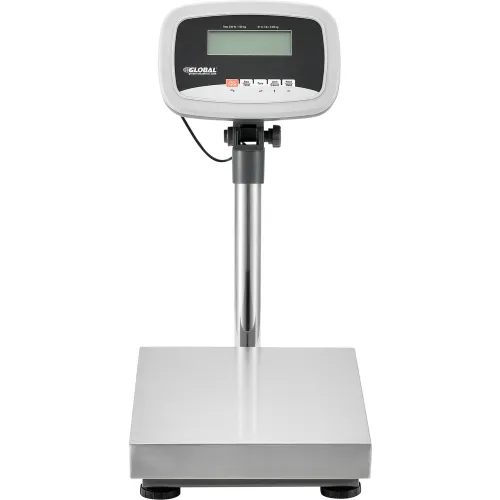 Global Industrial® Digital Floor Scale With LCD Indicator & Stand, 2,000 lb  x 1 lb